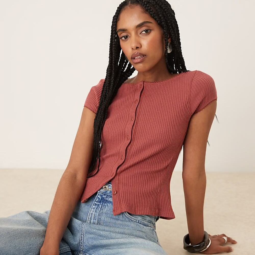 NWT free people tank rose